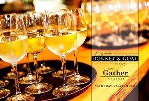 Spring Release Party with Donkey & Goat (and Sean Baker of Gather)