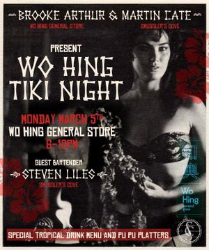 Tiki Time, Cocktail Classes, and a Hitachino Dinner