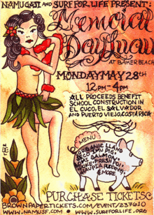 Upcoming Benefits: A Luau on Baker Beach and a Brunch in Berkeley