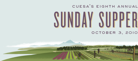 CUESA's Sunday Supper Is October 3rd