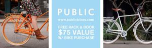 PUBLIC Bikes Has a Special Offer and Invite for tablehopper Readers