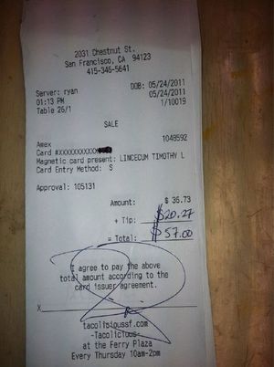 A Receipt You'll Want to Save