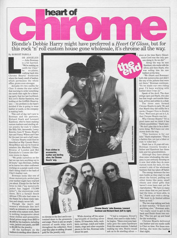 'Heart Of Chrome' - DNR October 14th 1991