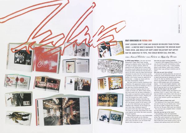 'Graf Godfathers Vol. 1 FUTURA2000' - Hip-Hop Connection June 2001.