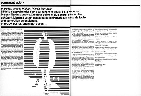 Interview with Maison Martin Margiela - Crash No. 12 2000