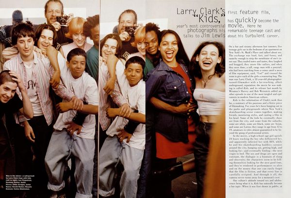 'Larry Clark's "Kids"' - Harper's Bazaar August 1995