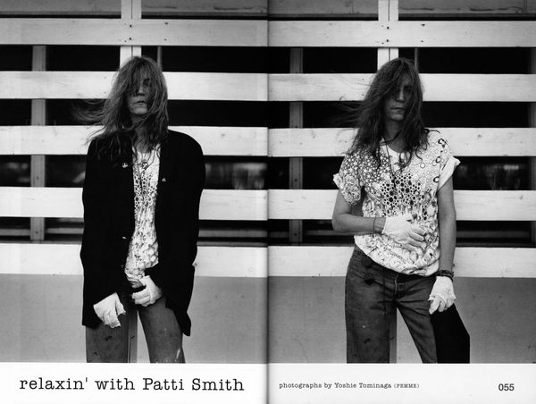'relaxin' with Patti Smith' by Yoshie Tominaga - relax November 2002