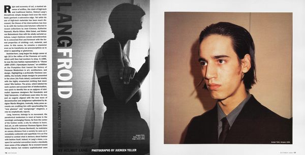 'Lang Froid' - Artforum October 1995