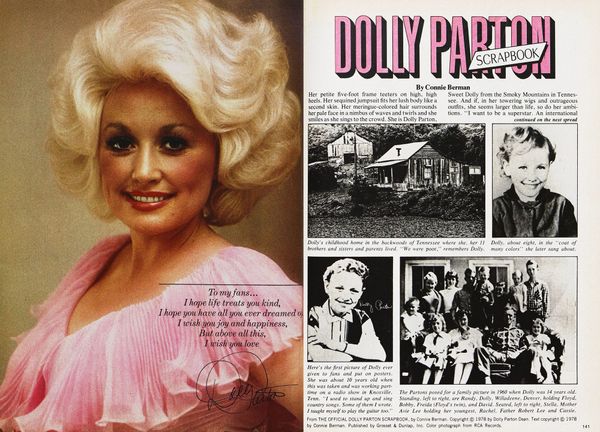 'Dolly Parton Scrapbook' - Good Housekeeping February 1979