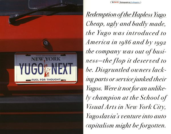 'Redemption of the hapless Yugo' - Surface January 1996