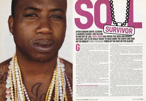 'Gucci Mane - Soul Survivor' VIBE Magazine August 2009