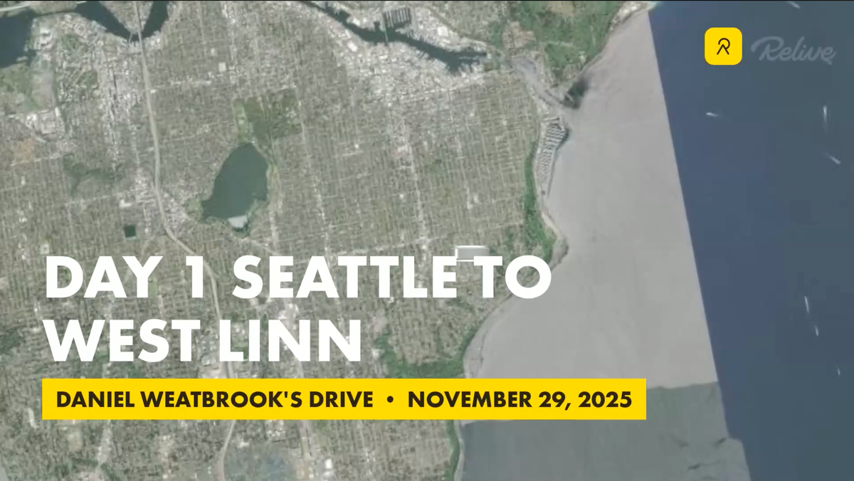 Day 1 - Seattle to West Linn