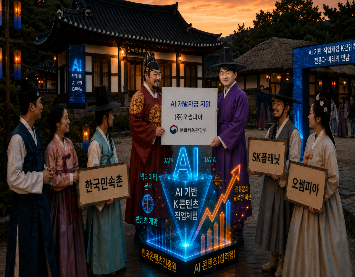 민문호 오썸피아 대표, AI·AR로 한국민속촌을 '디지털 테마파크'로 재창조한다