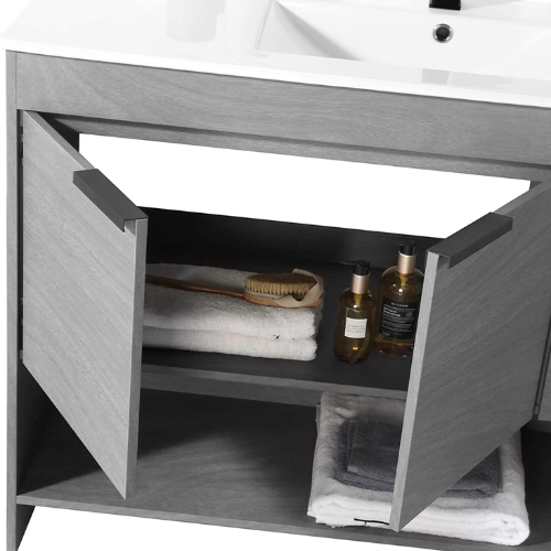 Fine Fixtures light wood bathroom vanity
