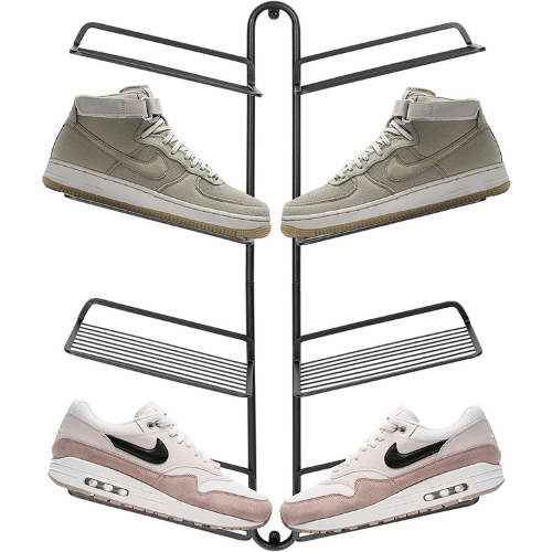 mDesign Wall mounted shoe rack