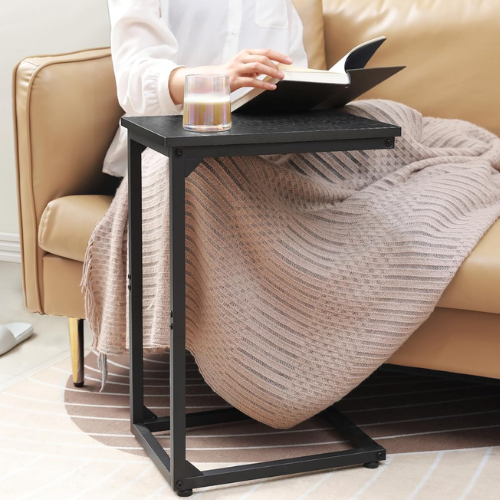 AMHANCIBLE C Shaped End Table Set of 2