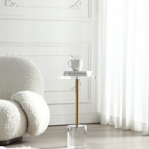 Artmaze Clear Acrylic End Table