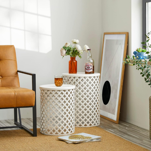 Glitzhome Outdoor Side Table