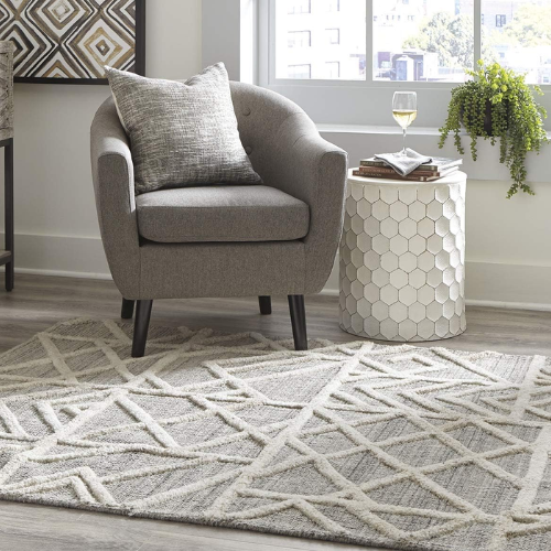 Signature Design by Ashley Polly Geometric Honeycomb Outdoor Table