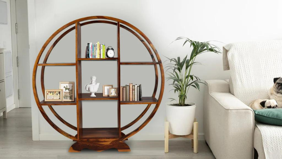 Room Aesthetic Transformation:  Best Round Bookcases
