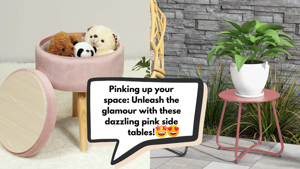 Brighten Up Your Space With These Glamorous Pink Side Tables
