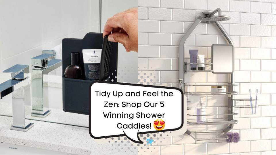 Declutter Your Bathroom with These Winning Picks of 5 Top-Rated Shower Caddies