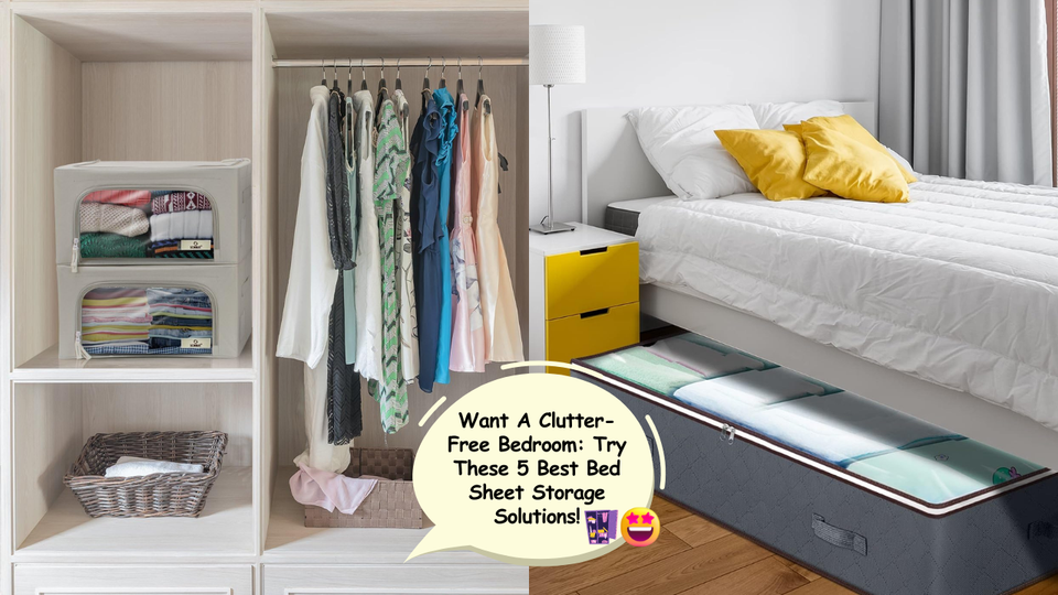 Discover the Secret to a Clutter-Free Bedroom: The 5 Best Bed Sheet Storage Solutions!