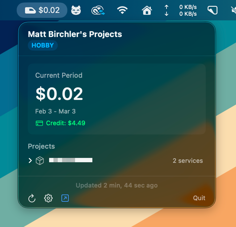 Micro app 9: Railway Monitor