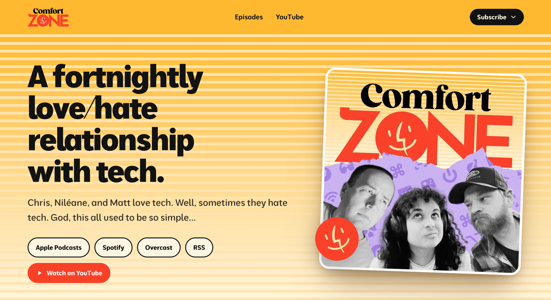 Comfort Zone is coming back this month