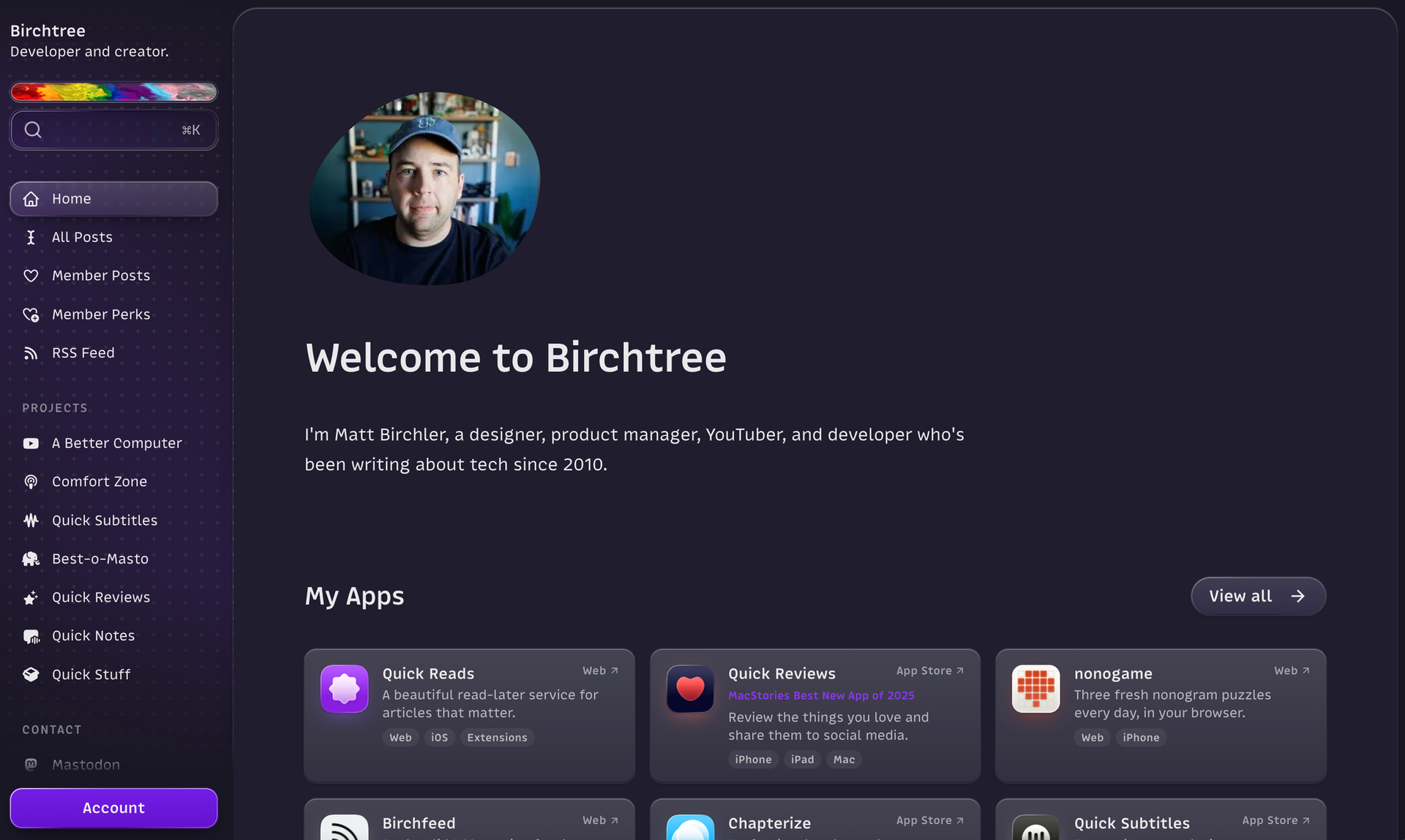 Birchtree goes liquid ass…ahem…glass