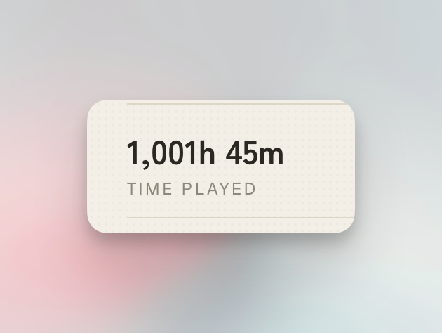 1,000 hours of nonogame