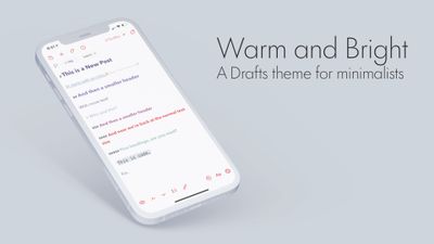 My Custom Theme for Drafts