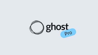 I've moved to Ghost Pro