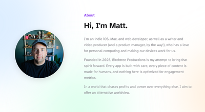 Birchtree Productions joins the 21st century, builds a website!