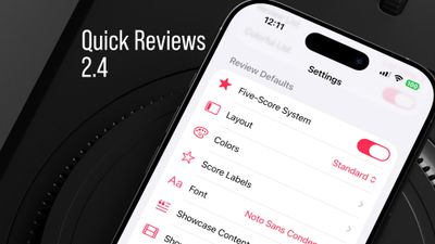 Quick Reviews, now with a 5-score system