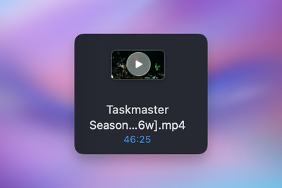 Removing macOS's icon-sized movie player