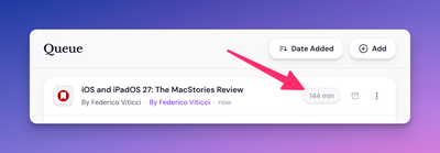 Quick Reads now saves multi-page websites