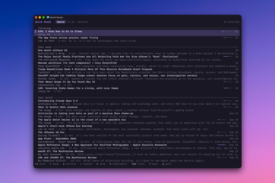 The Quick Reads CLI