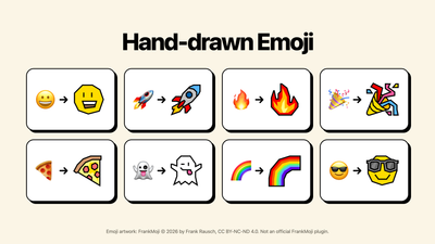 Hand-drawn Emoji for Chrome and Obsidian