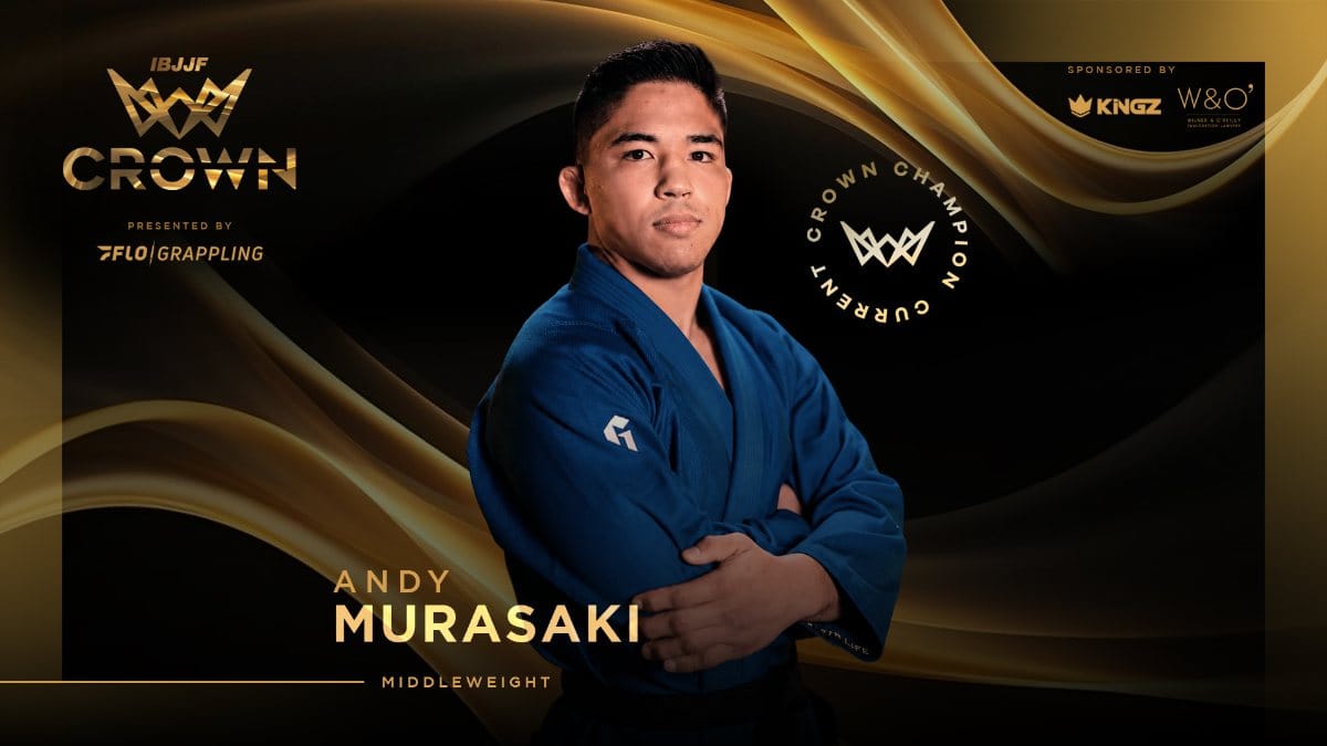IBJJF Crown 2026 artwork for Andy Murasaki