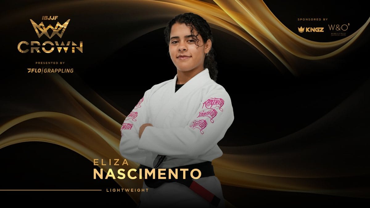 IBJJF Crown 2026 artwork for Eliza Nascimento
