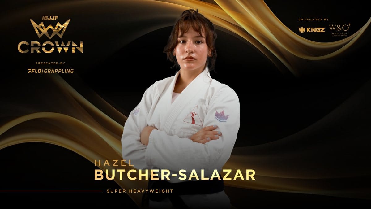 IBJJF Crown 2026 artwork for Hazel Butcher-Salazar