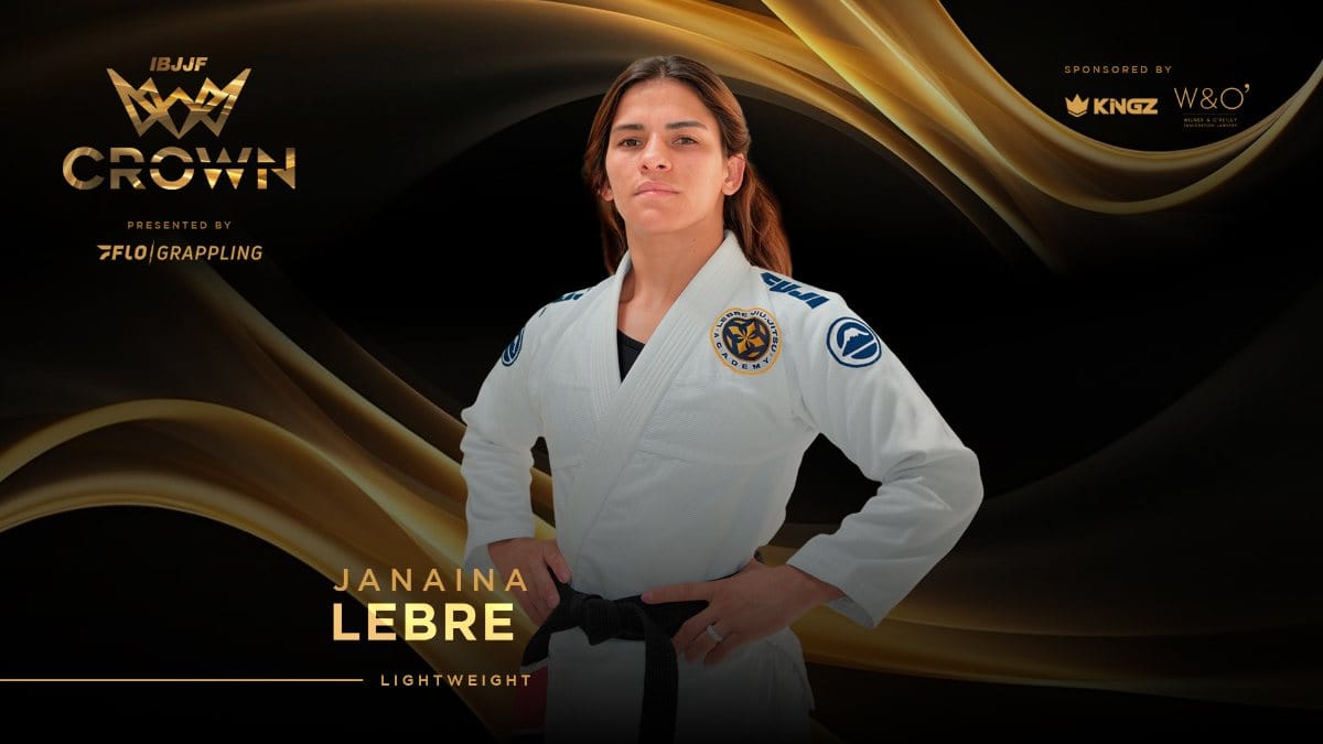 IBJJF Crown 2026 artwork for Janaina Lebre