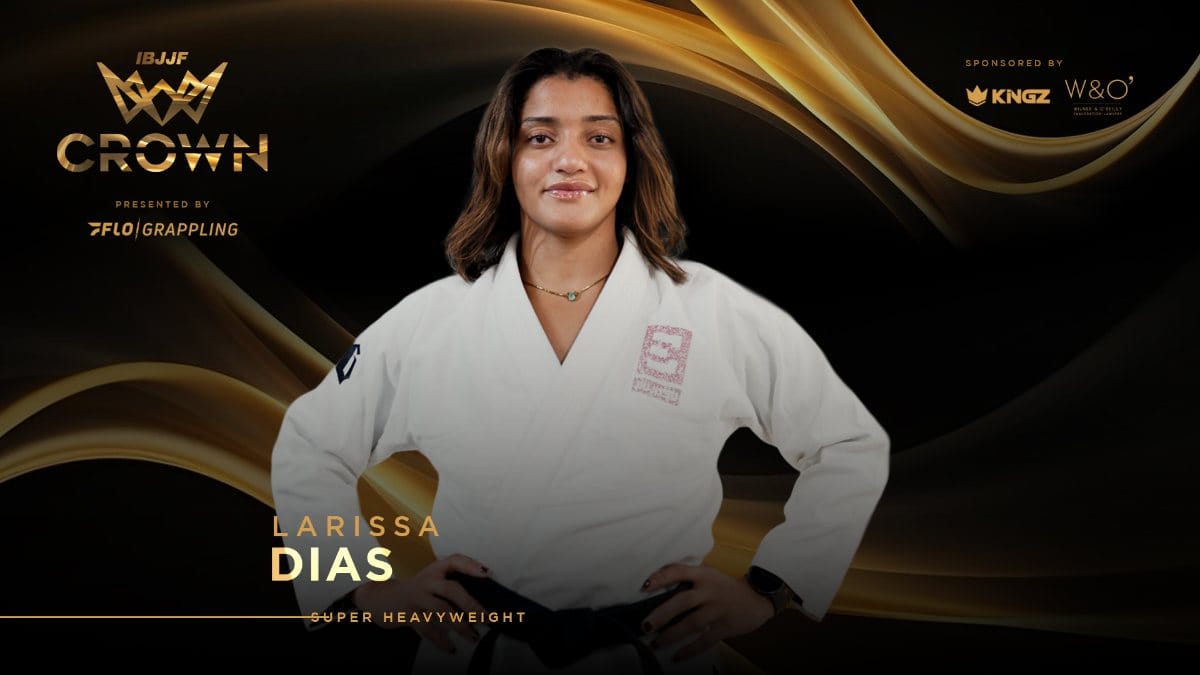 IBJJF Crown 2026 artwork for Larissa Dias