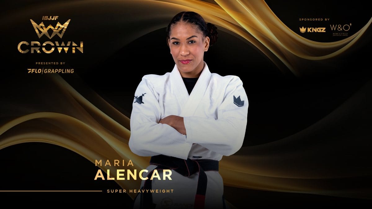 IBJJF Crown 2026 artwork for Maria Alencar