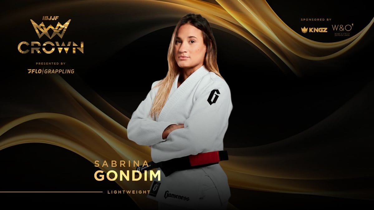 IBJJF Crown 2026 artwork for Sabrina Gondim