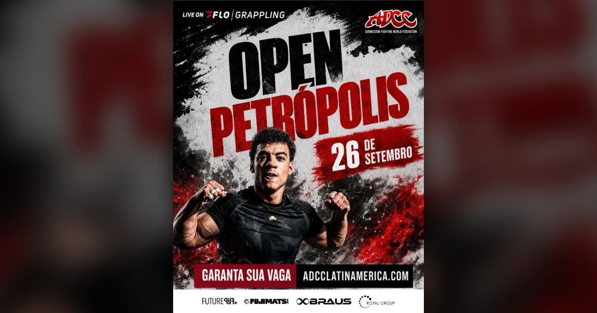 Official ADCC Latin America Petrópolis Open 2026 poster