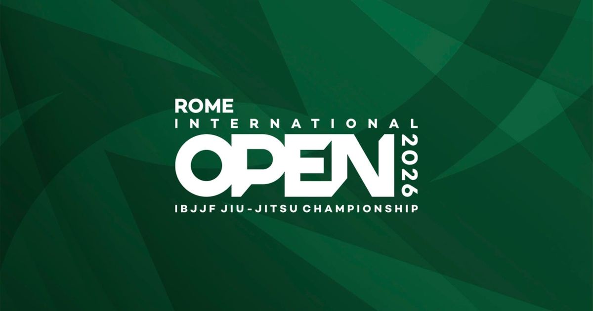 Rome International Open IBJJF Jiu-Jitsu Championship 2026 logo