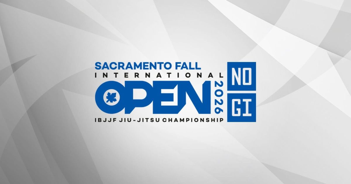 Sacramento Fall International Open IBJJF Jiu-Jitsu No-Gi Championship 2026 logo