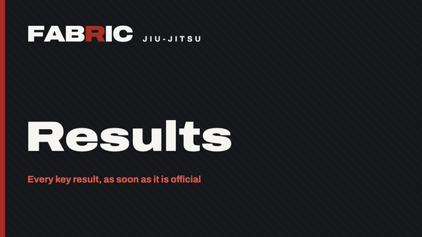Fabric Jiu-Jitsu: Results